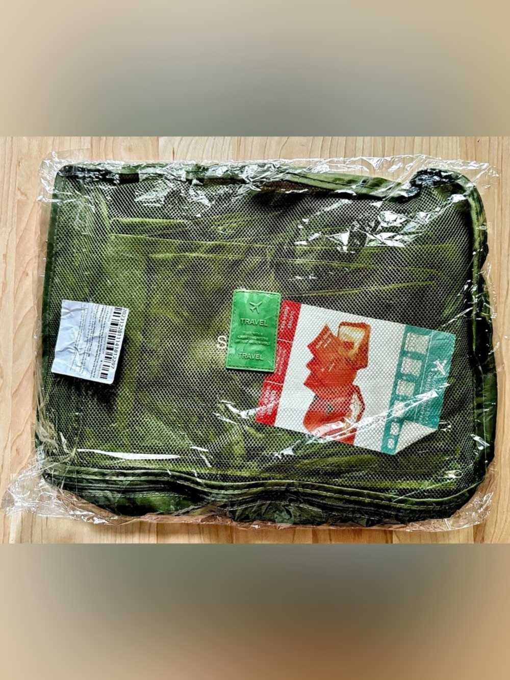 Set of Green Travel Packing Cube Bags. See pics for what’s included.